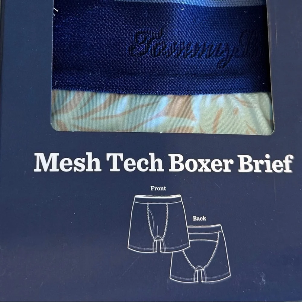 Tommy Bahama Mesh Tech Boxer‎ Brief Men Small Print NWT MSRP $30/1 Boxer Per Box